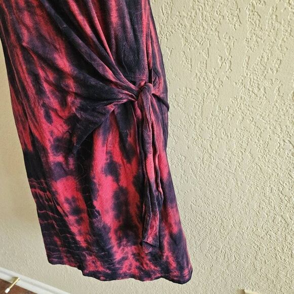 Sundry Tie Dye Side Tie Dress - Picture 2 of 6